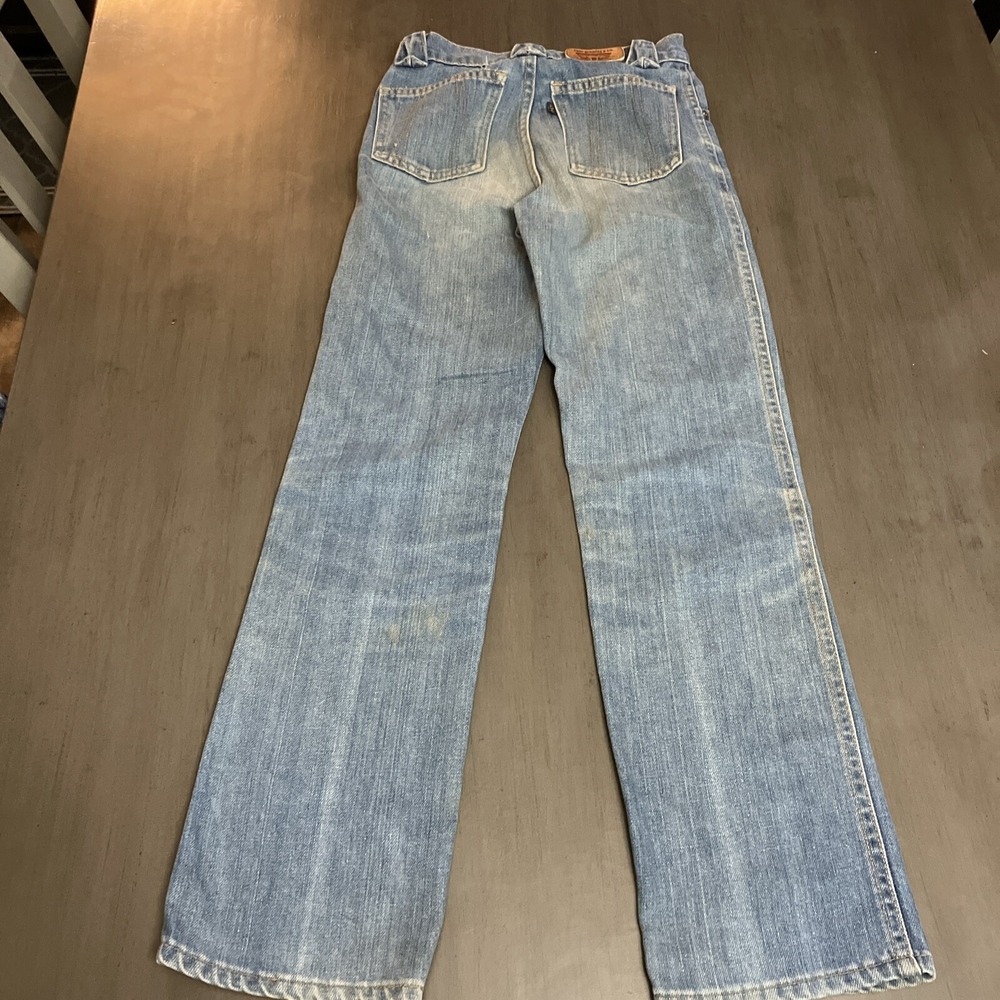 Vintage 70s Levi Big E Kids Jeans Size 22x26‎